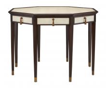Currey 3000-0200 - Evie Shagreen Entry Table