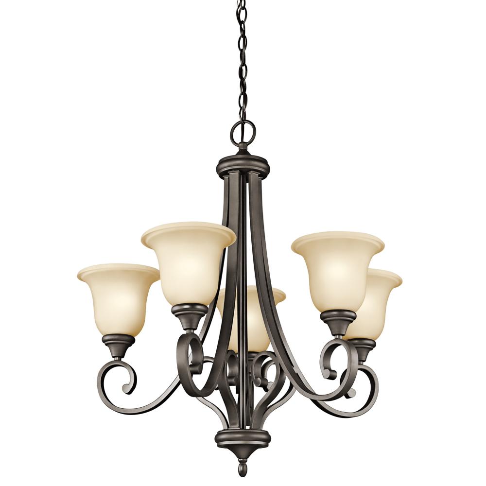 Monroe™ 5 Light Chandelier with LED Bulbs Olde Bronze®