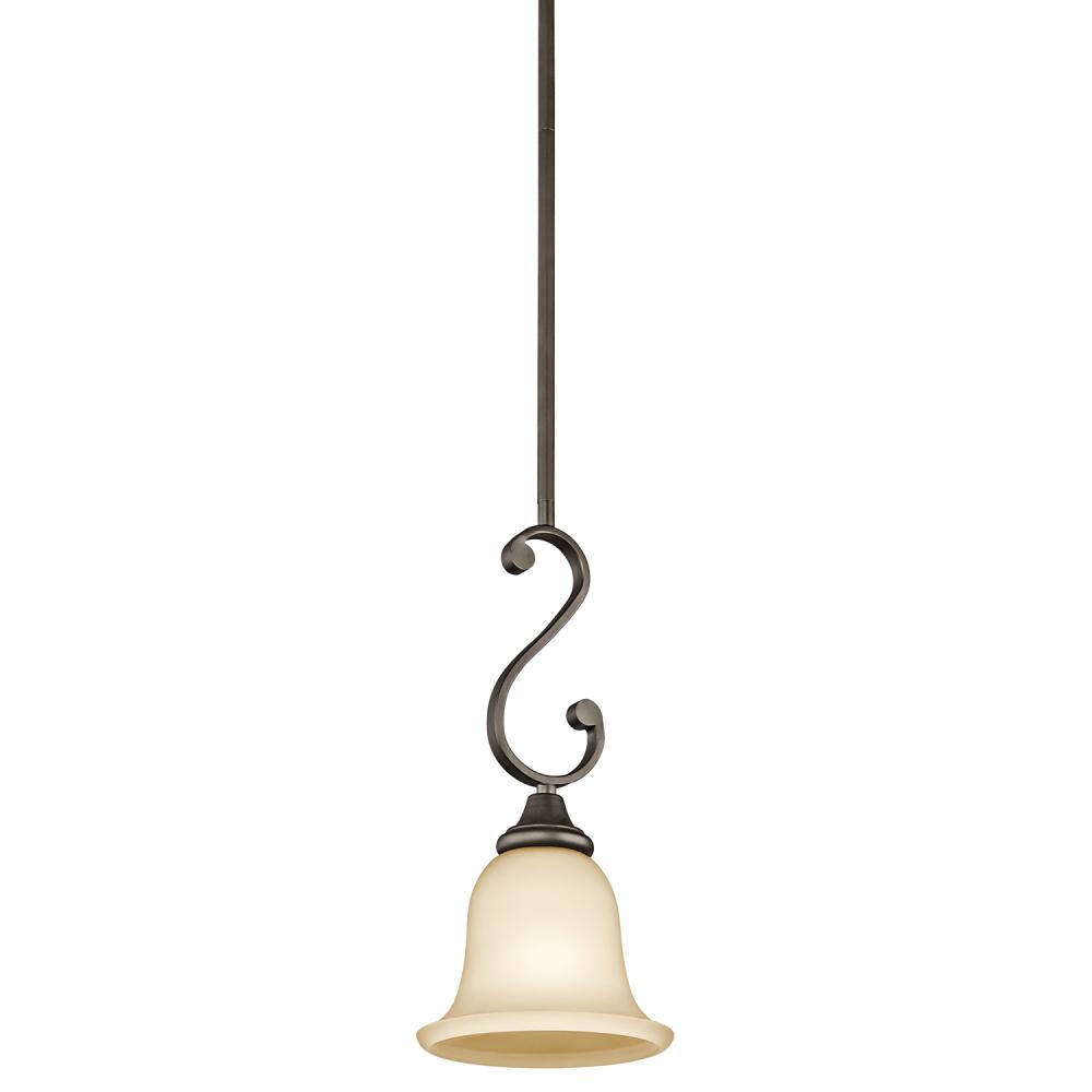 Monroe™ 1 Light Mini Pendant with LED Bulb Olde Bronze®