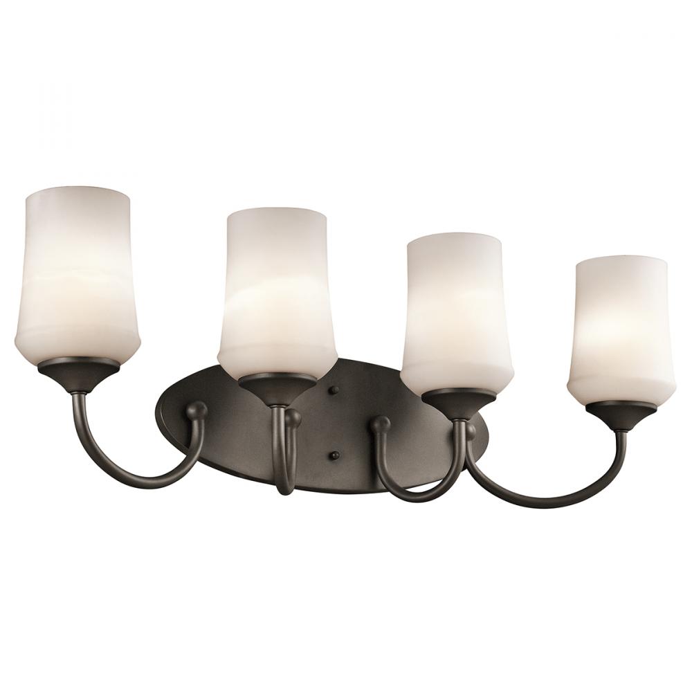 Aubrey™ 4 Light Vanity Light with LED Bulbs Olde Bronze®