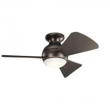 Kichler 330150OZ - Sola LED 34" Fan Olde Bronze®