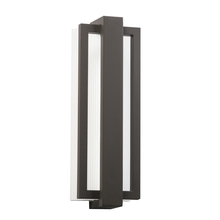 Kichler 49434AZ - Sedo 18.25" LED Outdoor Wall Light with Clear Polycarbonate Diffuser in Architectural Bronze