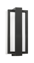 Kichler 49492SBK - Sedo 12.25" LED Outdoor Wall Light with Clear Polycarbonate Diffuser in Satin Black