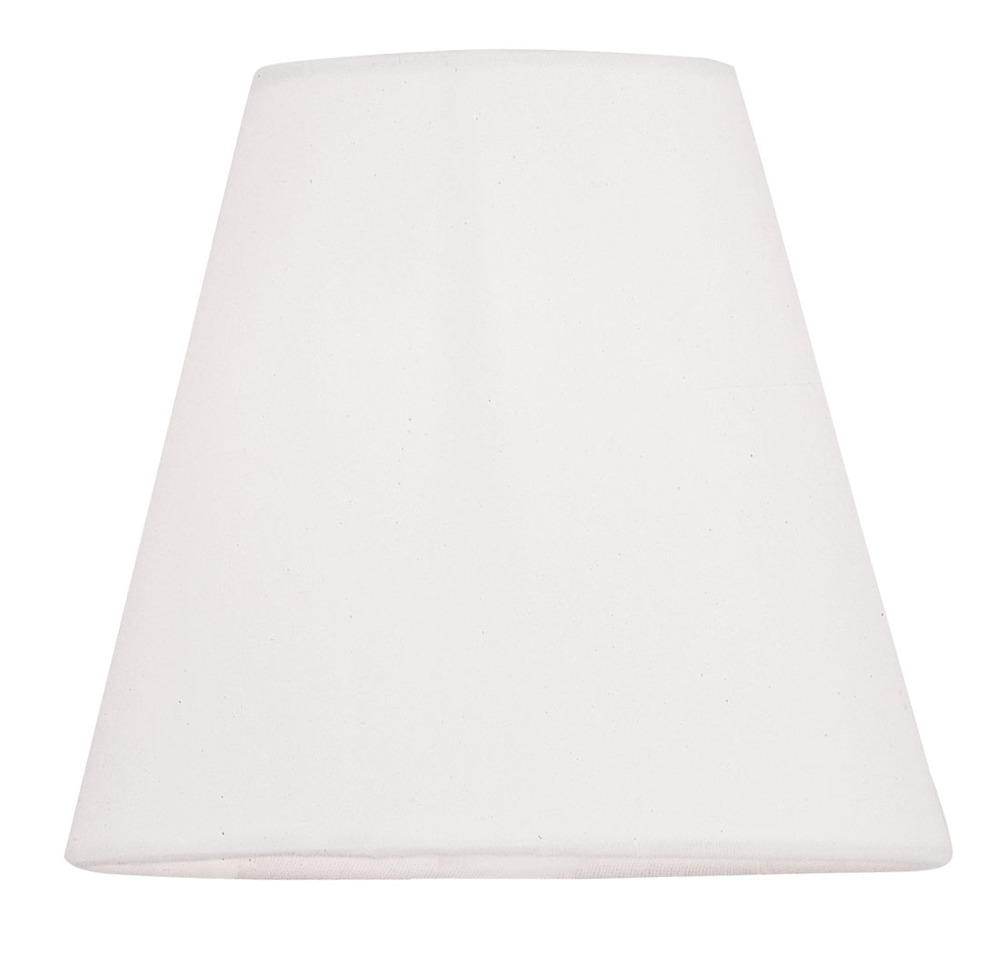 Hand-Made Off-White Linen Hardback Sit-on Shade