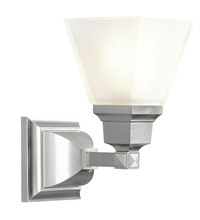 Livex Lighting 1031-91 - 1 Light Brushed Nickel Bath Light