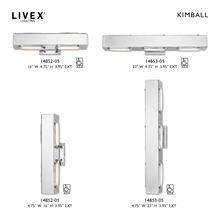Livex Lighting 14853-05 - 3 Lt Polished Chrome ADA Bath Vanity