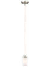Livex Lighting 1540-91 - 1 Light Brushed Nickel Mini Pendant