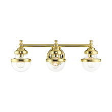Livex Lighting 17413-02 - 3 Lt Polished Brass Bath Vanity