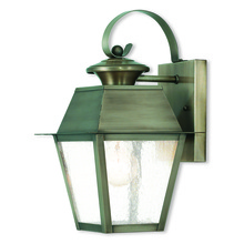 Livex Lighting 2162-29 - 1 Light VPW Outdoor Wall Lantern