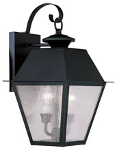 Livex Lighting 2165-04 - 2 Light Black Outdoor Wall Lantern