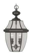 Livex Lighting 2255-04 - 2 Light Black Outdoor Chain Lantern
