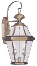 Livex Lighting 2261-01 - 2 Light AB Outdoor Wall Lantern
