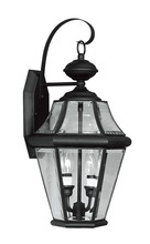 Livex Lighting 2261-04 - 2 Light Black Outdoor Wall Lantern
