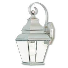 Livex Lighting 2590-91 - 1 Light BN Outdoor Wall Lantern