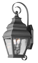 Livex Lighting 2602-04 - 2 Light Black Outdoor Wall Lantern
