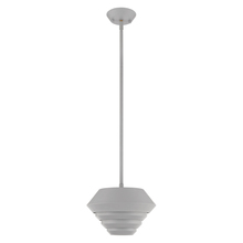 Livex Lighting 40401-80 - 1 Lt Nordic Gray Mini Pendant
