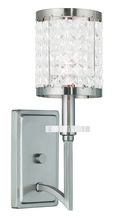 Livex Lighting 50561-91 - 1 Light Brushed Nickel Wall Sconce