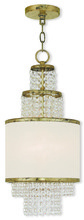 Livex Lighting 50780-28 - 2 Light Winter Gold Mini Chandelier