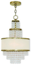 Livex Lighting 50783-28 - 3 Light Winter Gold Mini Chandelier