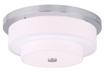 Livex Lighting 50865-91 - 4 Light Brushed Nickel Ceiling Mount