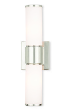 Livex Lighting 52122-35 - 2 Light PN Wall Sconce/ Bath Light