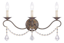 Livex Lighting 6458-71 - 3 Light VBR Wall Sconce