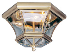 Livex Lighting 7053-01 - 3 Light Antique Brass Ceiling Mount