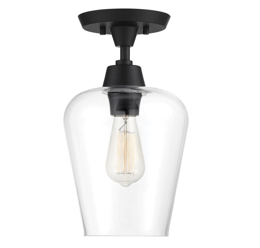 Octave 1-light Ceiling Light In Black