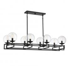 Savoy House 1-1862-8-89 - Crosby 8-Light Linear Chandelier in Matte Black