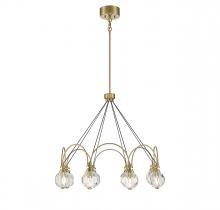 Savoy House 1-2200-8-322 - Burnham 8-light Led Chandelier In Warm Brass