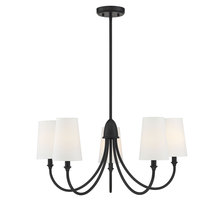 Savoy House 1-2540-5-89 - Cameron 5-Light Chandelier in 
Matte Black