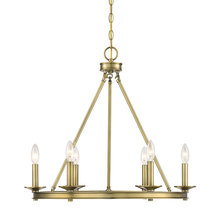 Savoy House 1-307-6-322 - Middleton 6-light Chandelier In Warm Brass