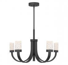 Savoy House 1-6620-6-89 - Kahn 6-light Led Chandelier In Matte Black