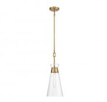 Savoy House 7-1831-1-322 - Lakewood 1-light Pendant In Warm Brass