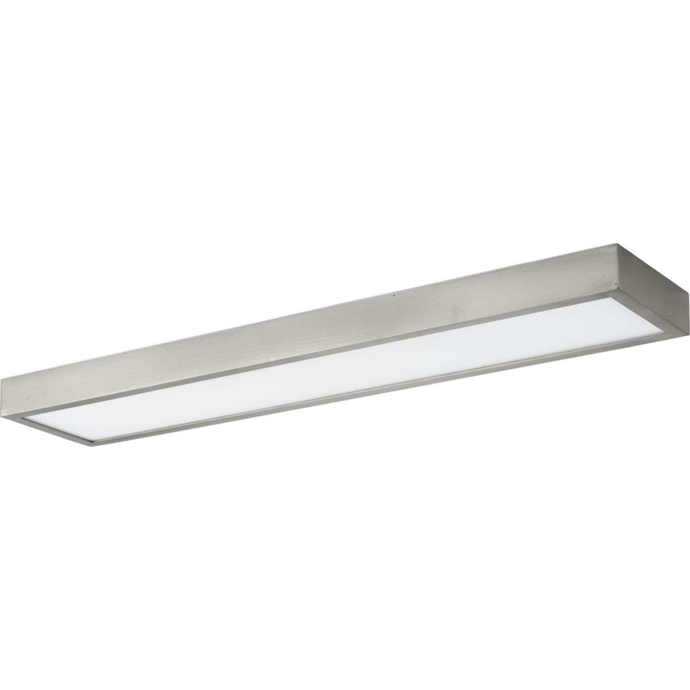 Everlume LED 24-inch Brushed Nickel Modern Style Bath Vanity Wall or Ceiling Light with Selectable 3