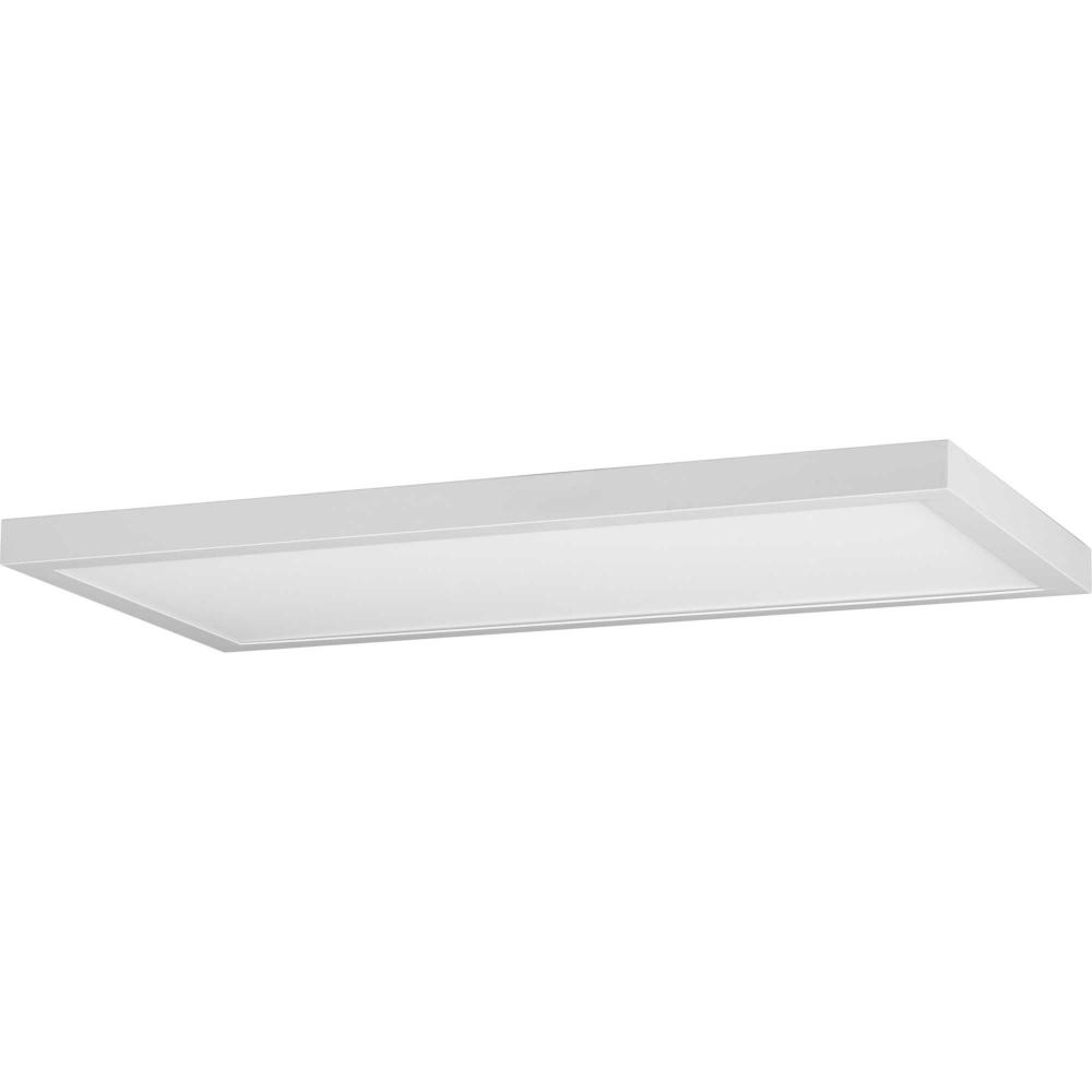 Everlume LED 24-inch Satin White Modern Style Linear Ceiling Panel Light