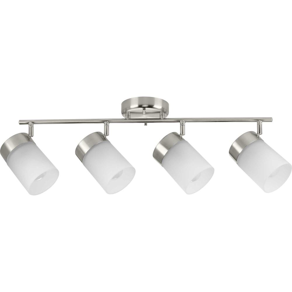 Ridgecrest Collection Brushed Nickel Four-Head Multi-Directional Track