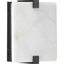 Progress P710081-031-30 - LED Alabaster Stone  Black ADA Wall Sconce