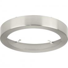 Progress P860049-009 - Everlume Collection Brushed Nickel 7" Edgelit Round Trim Ring