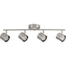 Progress P900014-009 - Kitson Collection Brushed Nickel Four-Head Multi-Directional Track