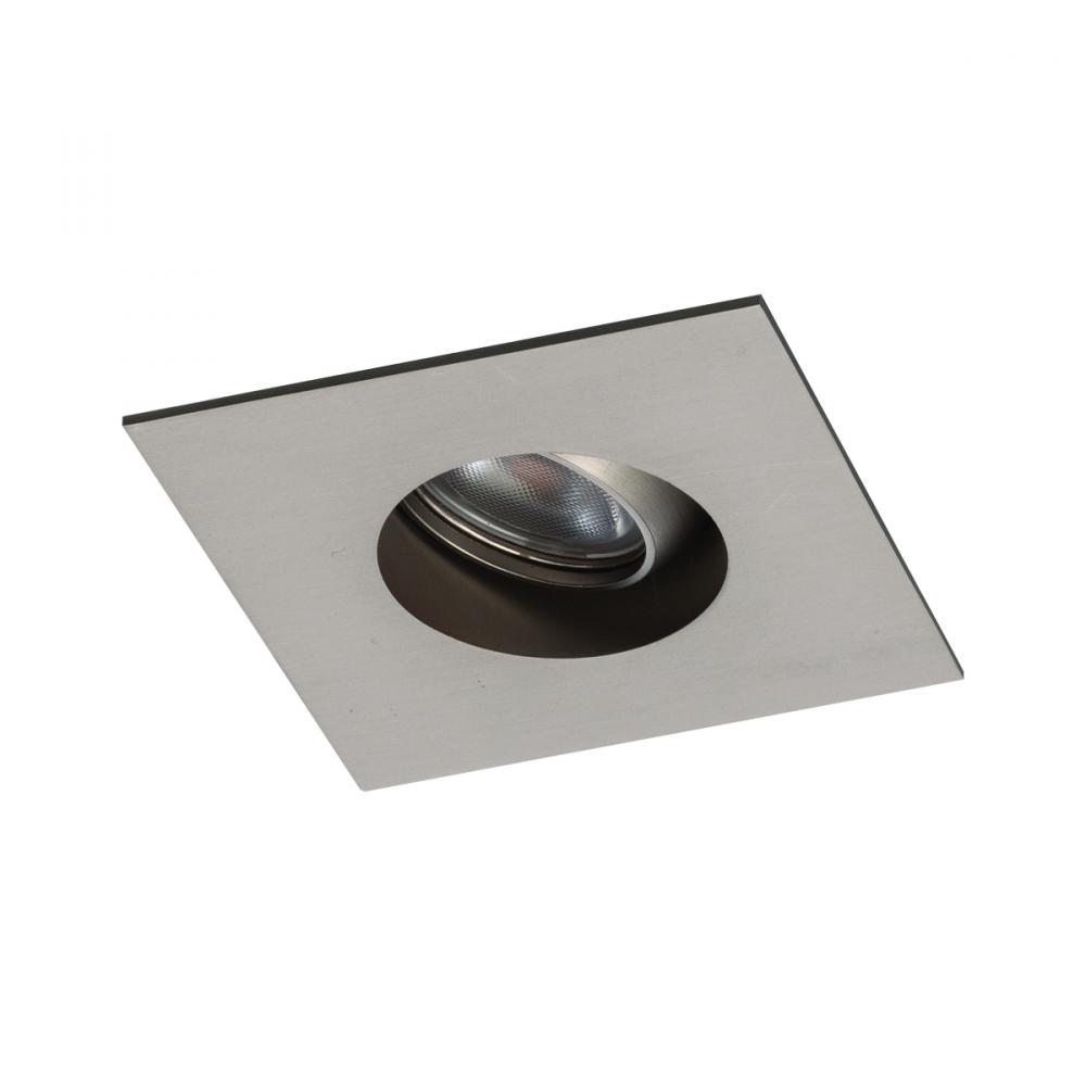 Ocularc 1.0 LED Square Open Adjustable Trim with Light Engine and New Construction or Remodel Hous