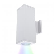 WAC US DC-WD05-FA-CC-WT - Cube Architectural 5" LED Color Changing Up and Down Wall Light