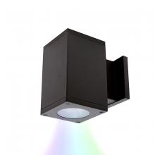 WAC US DC-WS05-FA-CC-BK - Cube Architectural 5" LED Color Changing Wall Light