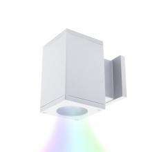WAC US DC-WS05-FA-CC-WT - Cube Architectural 5" LED Color Changing Wall Light