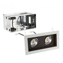 WAC US MT-3LD211R-F930-BK - Mini Multiple LED Two Light Remodel Housing with Trim and Light Engine