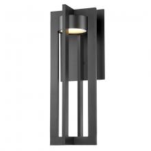 WAC US WS-W48620-BK - Chamber LED Outdoor Sconce