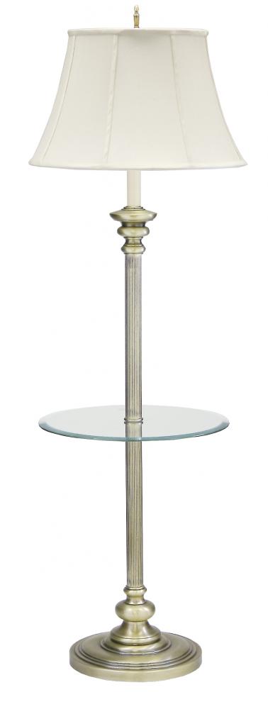 Newport Floor Lamp with Glass Table