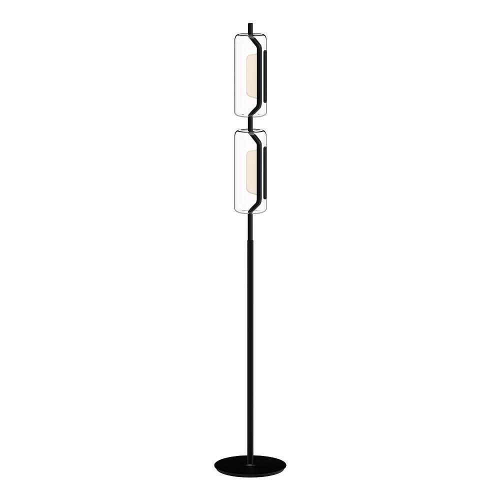 Hilo 63-in Black LED Floor Lamp