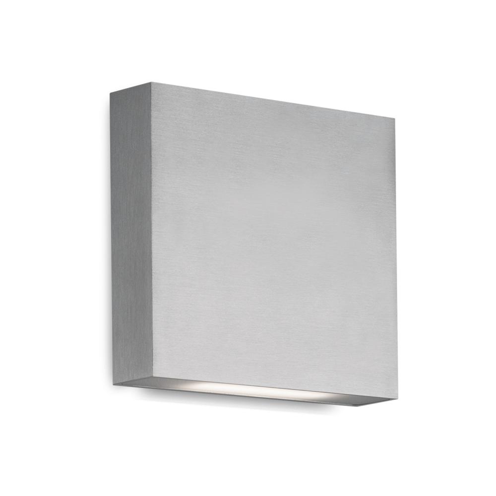 Mica 6-in Brushed Nickel LED All terior Wall