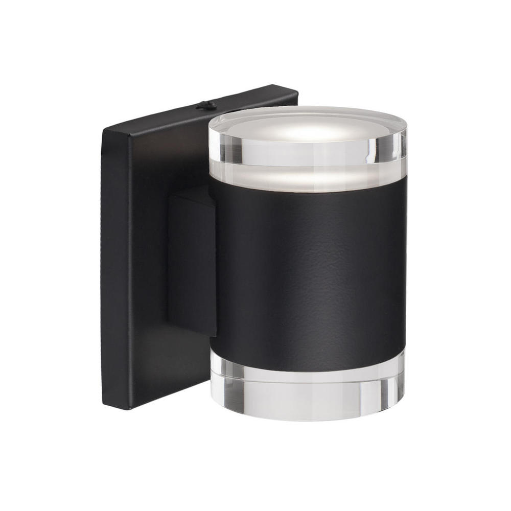 Norfolk 5-in Black LED Wall Sconce